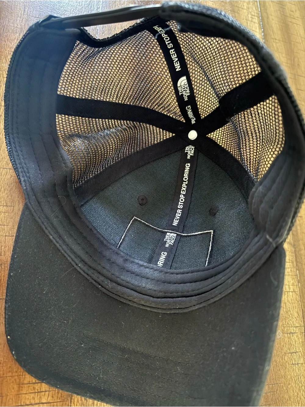 The North Face Black Mesh Trucker Hat